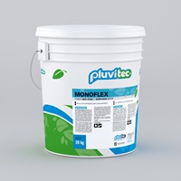 !Monoflex, elastomeric bituminous single-component
waterproofing mortar